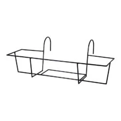 Amy Artstone Balcony Planter Holder - Black