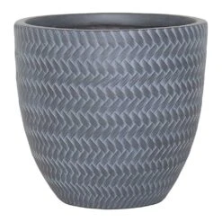 Angle Couple Plant Pot - Grey