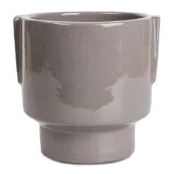 Aries Handles Plant Pot - Charcoal