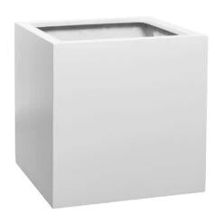 Block Essentials Planter - Matt White 12 Block Essentials Planter - Matt White -Plant Supplies Sale Block Essentials Planter Matt White 50x50x50cm