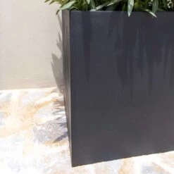 Block Natural Planter - Black -Plant Supplies Sale Block Natural Planter Black 1