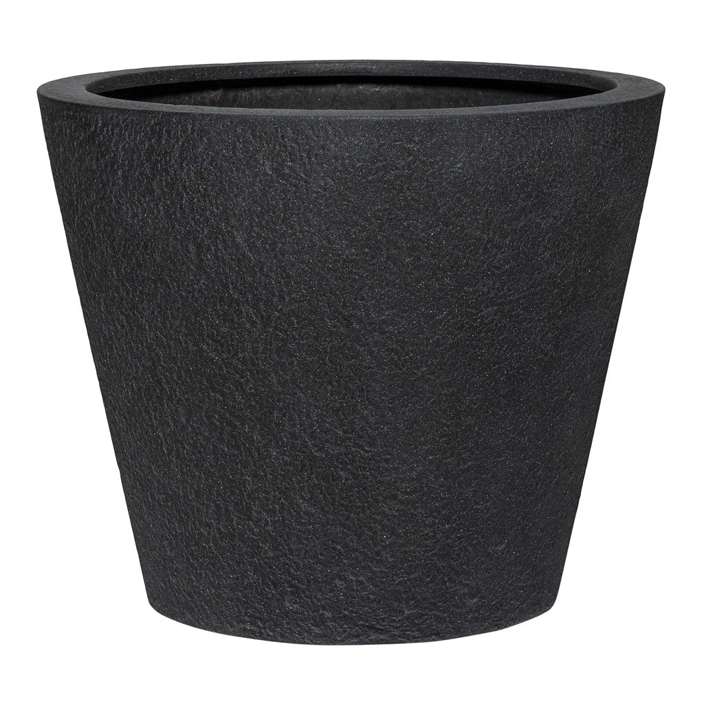 Bucket Granite Planter - Midnight Black 1 Bucket Granite Planter - Midnight Black