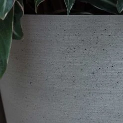 Bucket Refined Planter - Clouded Grey -Plant Supplies Sale Bucket Refined Planter Clouded Grey Textured Sandstone