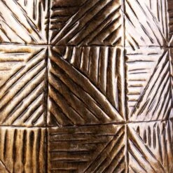 Calvin Metal Plant Pots - Set Of 3 - Matt Gold -Plant Supplies Sale Calvin Metal Plant Pots Set of 3 Matt Gold SWATCH