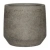 Harith Cement & Stone Plant Pot - Granite Grey