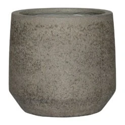 Harith Cement & Stone Plant Pot - Granite Grey