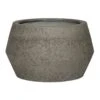 Low Harley Cement & Stone Plant Pot - Granite Grey