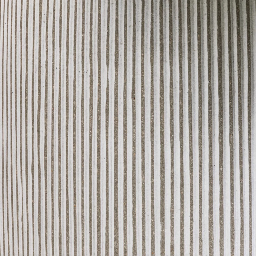 Perry Plant Pot - Ridged White Stripe 5 Perry Plant Pot - Ridged White Stripe - Image 5