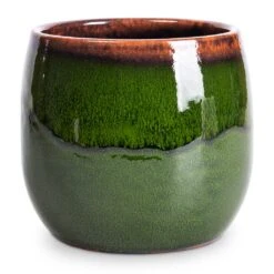 Charlotte Plant Pot - Green 23 Charlotte Plant Pot - Green -Plant Supplies Sale Charlotte Plant Pot Green 15x13cm