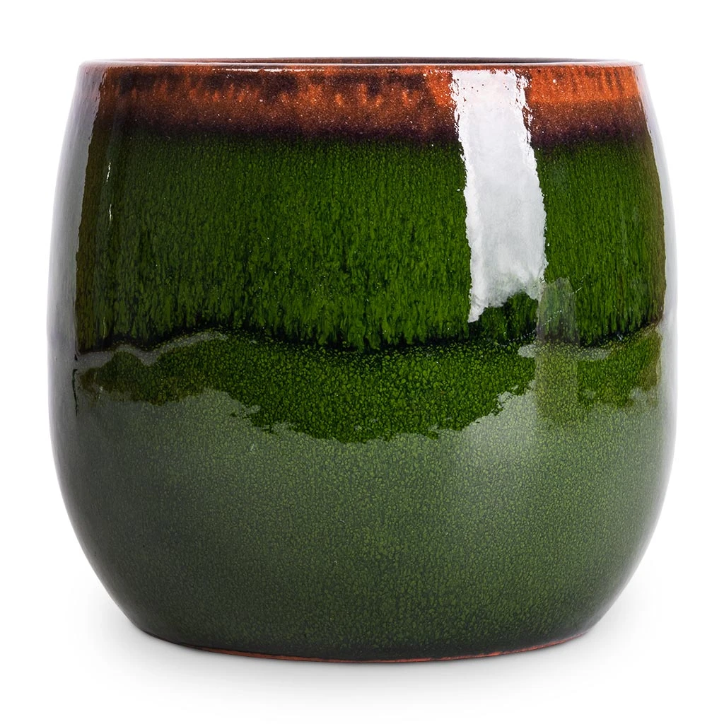 Charlotte Plant Pot - Green 1 Charlotte Plant Pot - Green