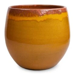 Charlotte Plant Pot - Spiced Ochre -Plant Supplies Sale Charlotte Plant Pot Ochre 33x30cm