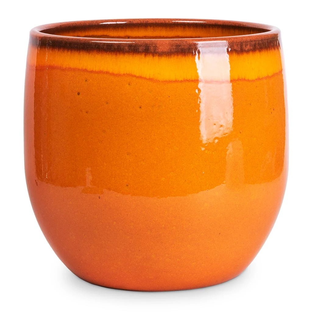 Charlotte Plant Pot - Orange 8 Charlotte Plant Pot - Orange - Image 8