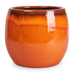 Charlotte Plant Pot - Orange 26 Charlotte Plant Pot - Orange -Plant Supplies Sale Charlotte Plant Pot Orange 33x30cm