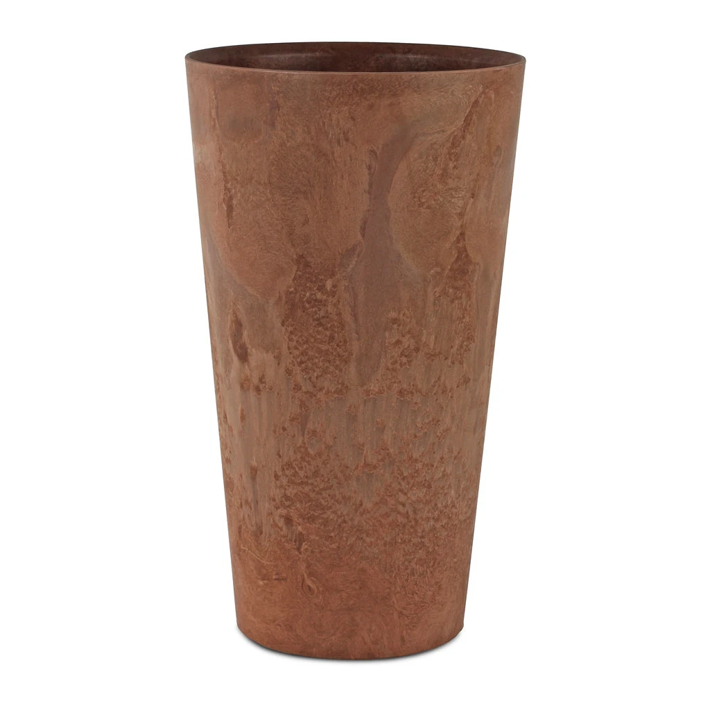Claire Artstone Tall Planter - Oak 1 Claire Artstone Tall Planter - Oak