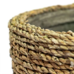 Cody Plant Pot - Straw Grass -Plant Supplies Sale Cody Plant Pot Straw Grass Close Up