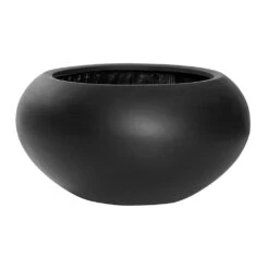 Cora Natural Bowl Planter - Black 10 Cora Natural Bowl Planter - Black -Plant Supplies Sale Cora Natural Planter Black 47x25.5cm