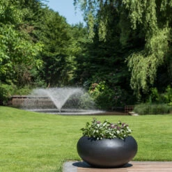 Cora Natural Bowl Planter - Black 12 Cora Natural Bowl Planter - Black -Plant Supplies Sale CoraNaturalBowlPlanter Black 2