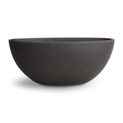Dorant Refined Oval Plant Bowl - Volcano Black -Plant Supplies Sale Dorant Refined Oval Plant Bowl Volcano Black 32x13.5x12.5cm