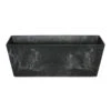 Ella Artstone Balcony Trough Planter - Black