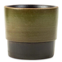 Erik Plant Pot - Dark Olive -Plant Supplies Sale Erik Plant Pot Olive 14x12cm