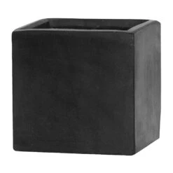 Fleur Natural Planter - Black -Plant Supplies Sale Fleur Natural Planter Black 15x15x15cm