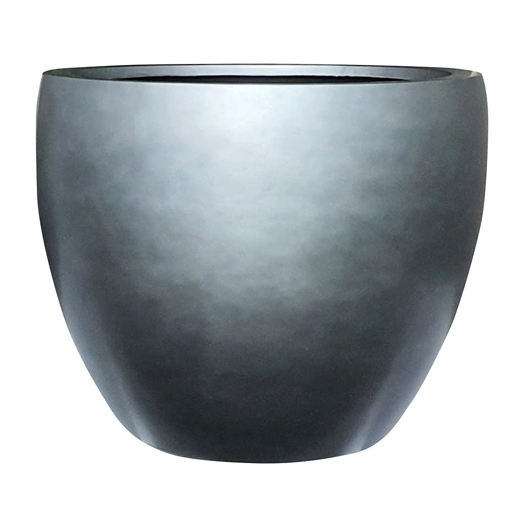 Gradient Couple Planter - Matt Grey 2 Gradient Couple Planter - Matt Grey - Image 2