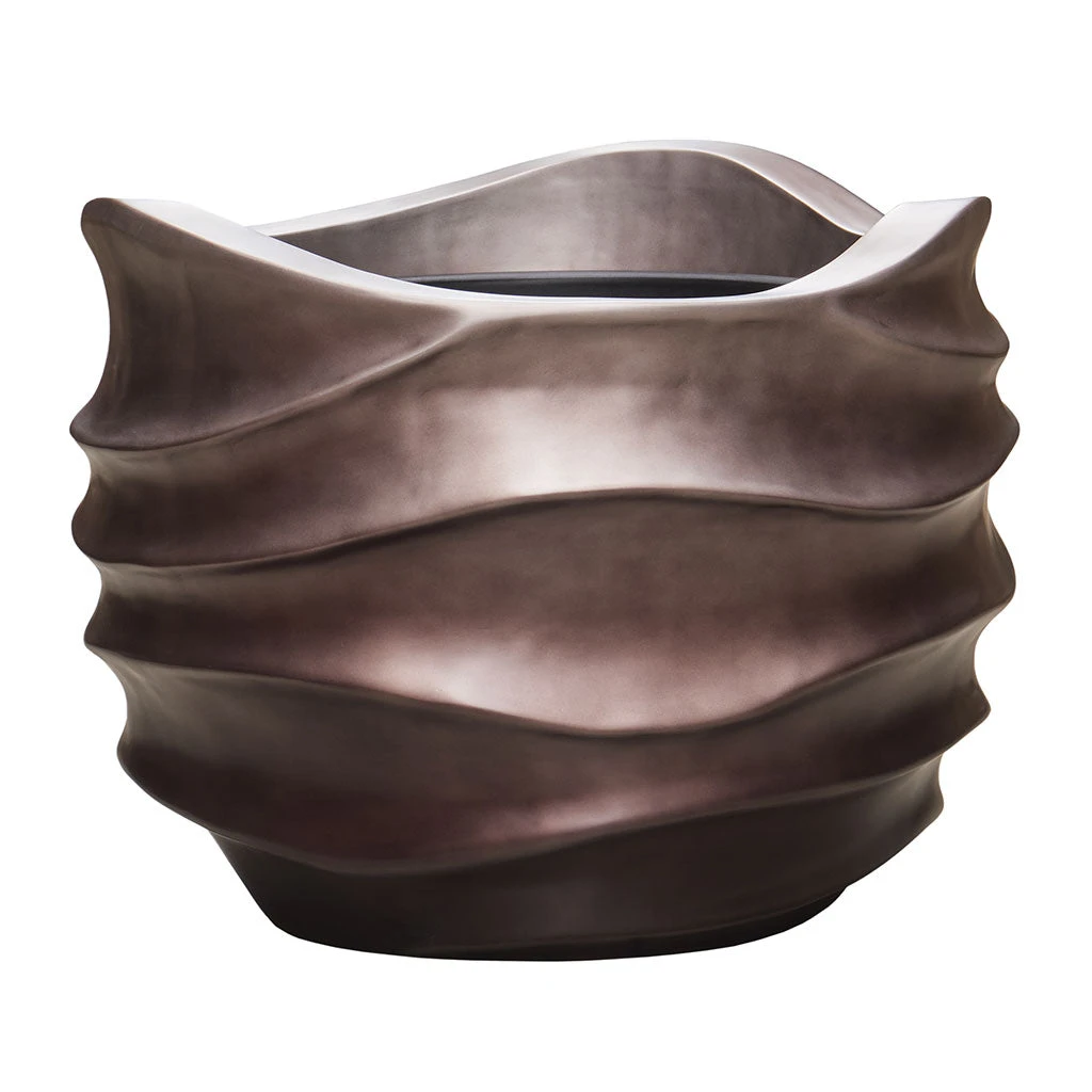 Gradient Lee Couple Planter - Matt Coffee 1 Gradient Lee Couple Planter - Matt Coffee