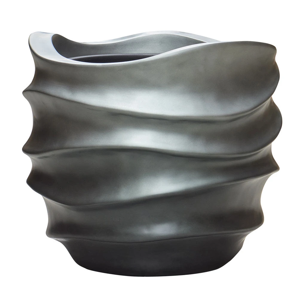 Gradient Lee Couple Planter - Matt Grey 2 Gradient Lee Couple Planter - Matt Grey - Image 2