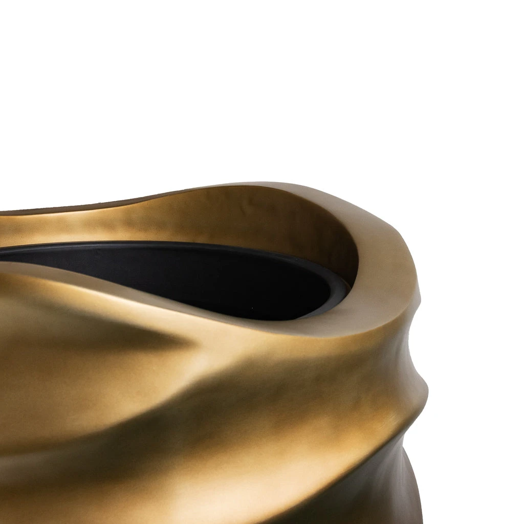 Gradient Lee Partner Planter - Matt Honey 2 Gradient Lee Partner Planter - Matt Honey - Image 2