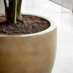 Gradient Balloon Planter - Matt Honey -Plant Supplies Sale Gradient Planter Matt Honey 1