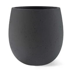 Grigio Balloon Plant Pot - Anthracite Concrete