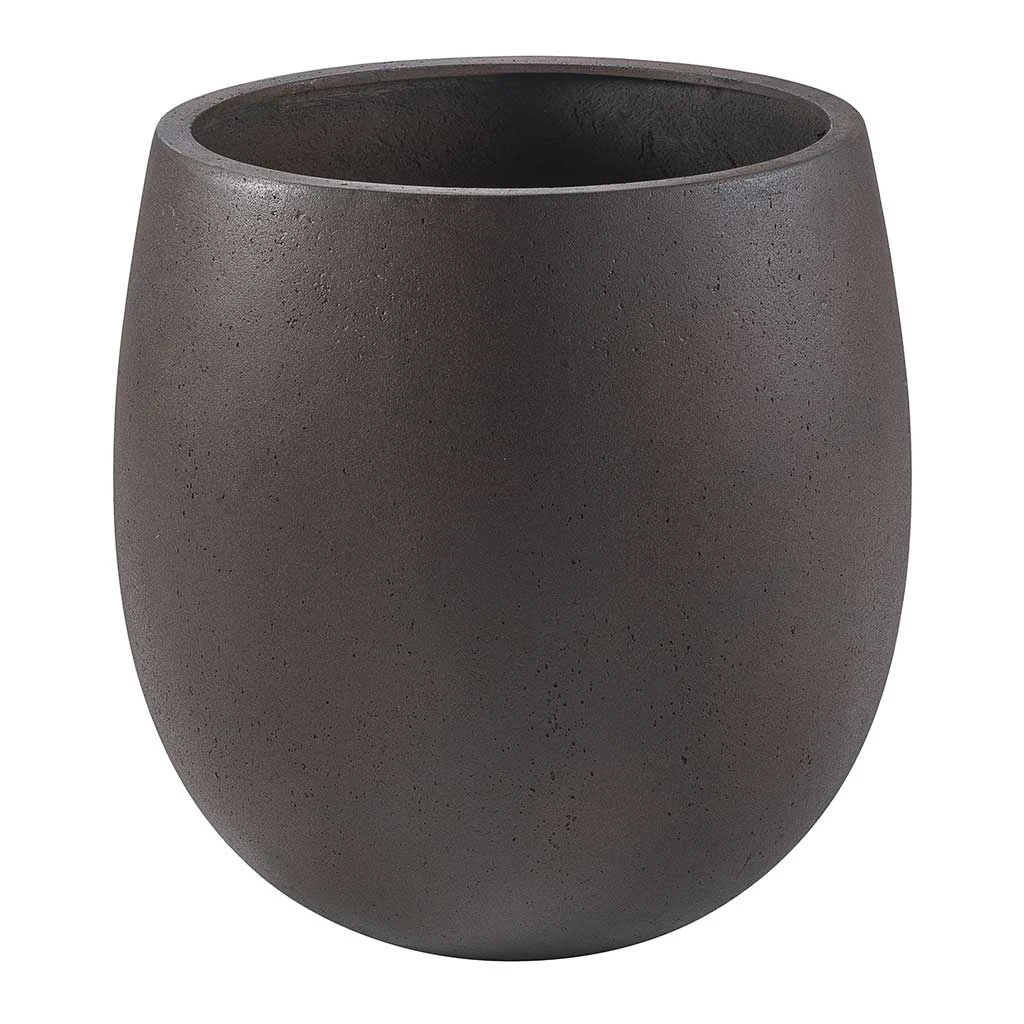 Grigio Balloon Plant Pot - Rusty Iron Concrete 1 Grigio Balloon Plant Pot - Rusty Iron Concrete