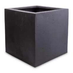 Grigio Cube Planter - Anthracite Concrete -Plant Supplies Sale Grigio Cube Planter Anthracite Concrete 40x40x40cm