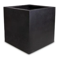 Grigio Cube Planter - Anthracite Concrete -Plant Supplies Sale Grigio Cube Planter Anthracite Concrete 50x50x50cm