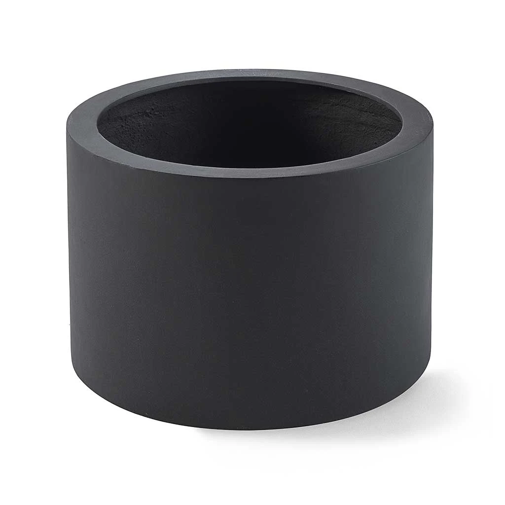Grigio Cylinder Planter - Anthracite Concrete 1 Grigio Cylinder Planter - Anthracite Concrete