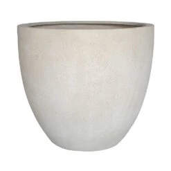 Grigio Egg Pot Planter - Antique White Concrete -Plant Supplies Sale Grigio Egg Pot Planter Antique White Concrete Style