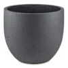 Grigio New Egg Pot Planter - Anthracite Concrete