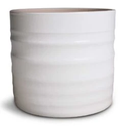 Hadleigh Plant Pot - White -Plant Supplies Sale Hadleigh Plant Pot White 14x13cm