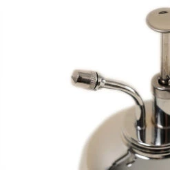 Haws Smethwick Spritzer In Nickel -Plant Supplies Sale Haws Smethwick Spritzer in Nickel Close Up