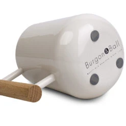 Indoor Watering Can 0.7L - Stone With Beech Handle -Plant Supplies Sale Indoor Watering Can 0.7L Stone with Beech Handle 3