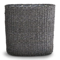 Isaac Plant Baskets - Set Of 3 - Oval - Black -Plant Supplies Sale Isaac Plant Baskets Round Black A