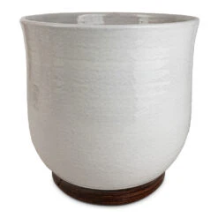 Jayla Plant Pot - White -Plant Supplies Sale Jayla Plant Pot White 27x25cm