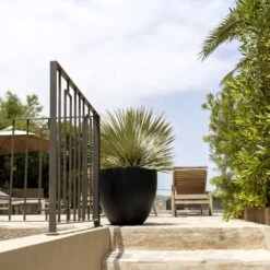 Jesslyn Natural Planter - Black -Plant Supplies Sale Jesslyn Natural Planter Black 1