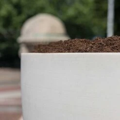 Jesslyn Refined Planter - Natural White -Plant Supplies Sale Jesslyn Refined Planter Natural White Textures