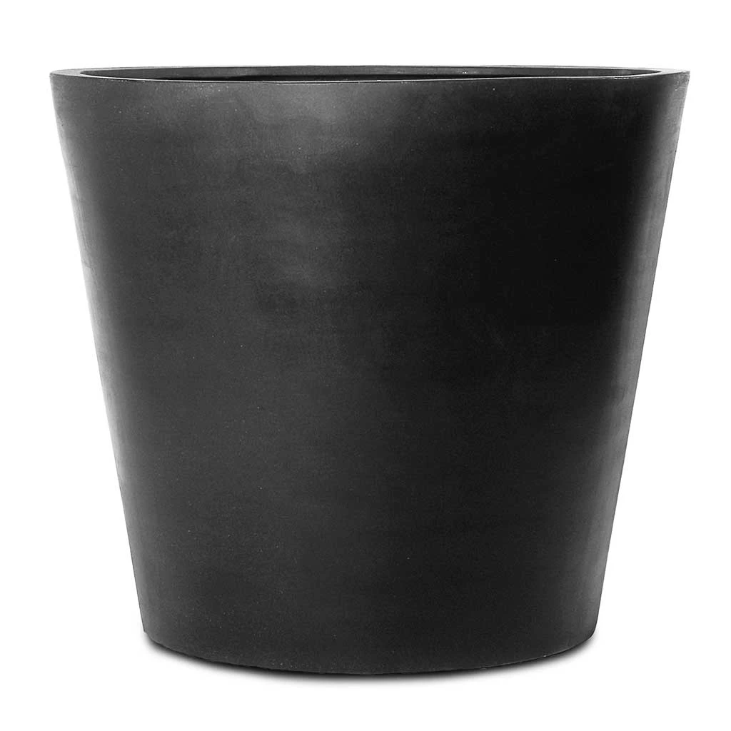 Jumbo Bucket Natural Planter - Black 1 Jumbo Bucket Natural Planter - Black
