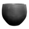 Jumbo Orb Natural Orb Planter - Black