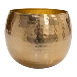 Kody Metal Plant Pots - Set Of 3 - Large - Gold 12 Kody Metal Plant Pots - Set Of 3 - Large - Gold -Plant Supplies Sale Kody Metal Plant Pots Set of 3 Large Gold Single