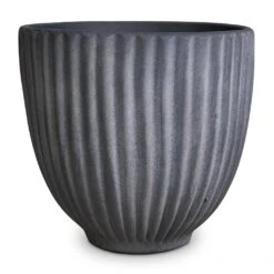 Lagos Plant Pot - Anthracite -Plant Supplies Sale Lagos Plant Pot Anthracite 23x23.5cm