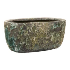 Lava Oval Relic Plant Bowl - Jade -Plant Supplies Sale Lava Oval Relic Plant Bowl Jade 38x24x19cm