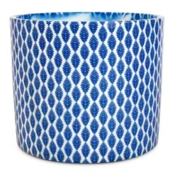 Lazzaro Plant Pot - Navy Garland -Plant Supplies Sale Lazzaro Plant Pot Navy Garland 15x13cm